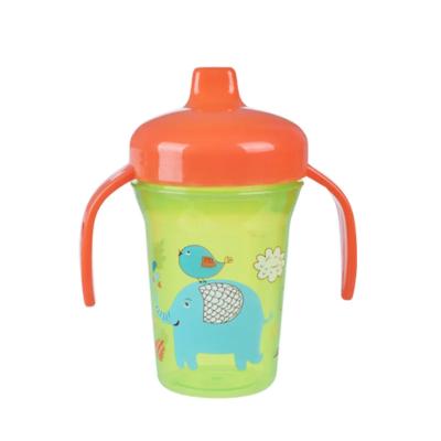 China New Product Food Grade PP Baby Cup For Drinking Water No Spill Food Baby Sippy Cup for sale