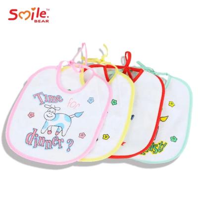 China Cartoon Printing Cotton Baby Bibs For Drooling and Teething for sale