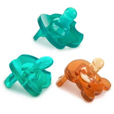 China Baby products with silicone pacifiers for newborn babies Liquid silica gel soother baby silicone nipple for sale