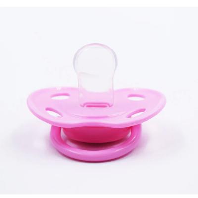 China Safe Silicone Pacifier For Newborn Flat Head Nipple Teeth Baby Accessories for sale