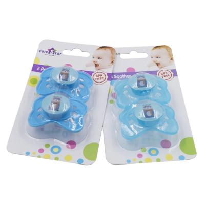 中国 Safety Silicone Infant Pacifier Funny Soother Baby Child Products 販売のため