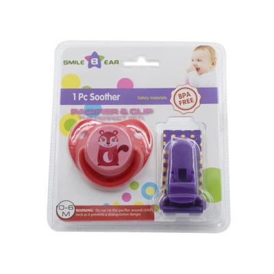 China Food Grade Silicone Pacifier For Newborn BPA Free Baby Soother Pacifier en venta