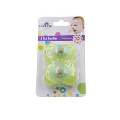 China Funny Silicone Infant Pacifier Cartoon Nipple Baby Soother Pacifier à venda