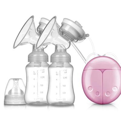 China Hot Sale Pumping Electric Double Breast Pumps BPA Free Silicone Breast Milk Pump for sale