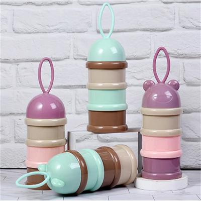 China Portable Baby Food Storage Box Essential Cereal Infant Milk Powder Box Toddle Snack Container for sale