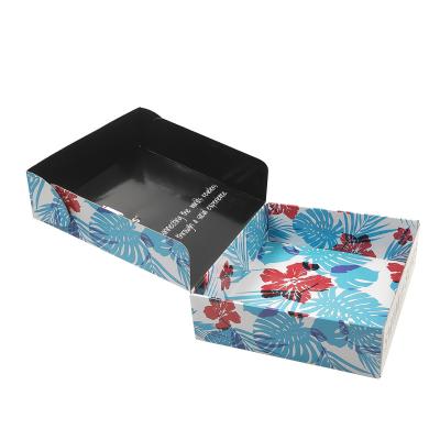 China Corrugated Mailer Boxes Clothes Swimsuit Packing Box Custom Logo Printed for sale
