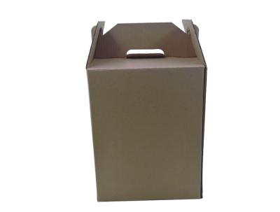 China Wine Bottle Corrugated Shipping Box 6 Pack Bottle Carrier Beer Box for sale