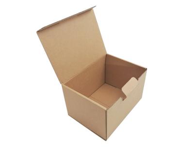 China Kraft Paper Corrugated Cardboard Mailers For Delivery Shipping for sale