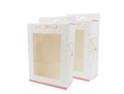 China Custom Cardboard Box Eco Paper Packaging Kraft Box With Window for sale