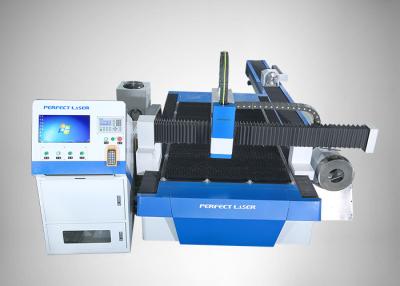 China 2kw Fiber Laser Cutting Machine 90m/ Min Round Square Tube Oxygen nitrogen for sale