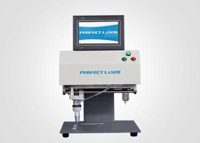 Chine Contrôle d'affichage à cristaux liquides Dot Peen Nameplate Marking Machine de bureau portatif pour le métal à vendre