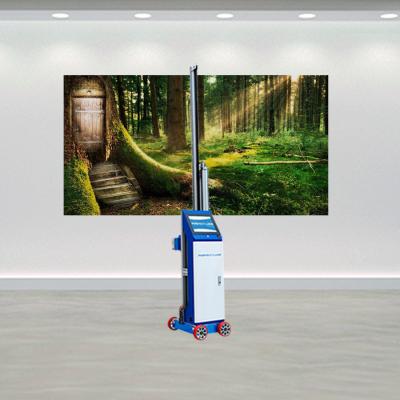 China 3D Vertical Portable Wall Mural Printer 4800DPI for Glass Ceramic Tiles Wood for sale