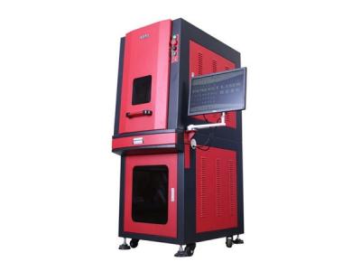 China Professional Metal Etching Machine , Fiber Laser Marker With Fully Enclosed Cabinet for sale