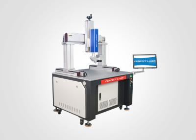 China 20w - 100W Desktop Fiber Laser Marking Machine Metal SS Iron Fiber Laser Engraver for sale