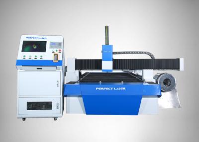 China Round Metal Pipe Fiber Laser Machine , 3D  Blue Laser Cutting Machine  for sale