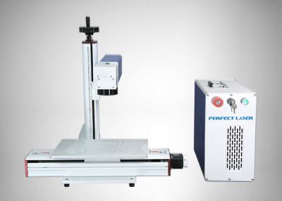 China White Laser Marking And Engraving Machine With Motorized X Axis CE Approval/blue for sale