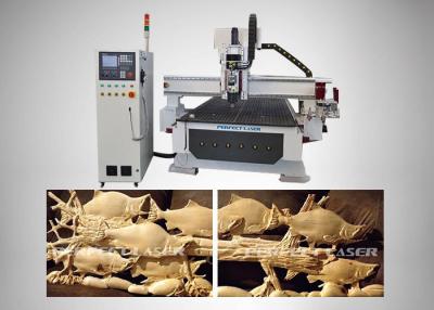 China 9kw High Accuracy Plate - Type Automatic Wood Router For Advertising Signs for sale