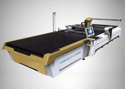 China Automatisch CO2-lasersnijmachine CAD / CAM-snijsysteem voor katoen, linnen, zijde Te koop