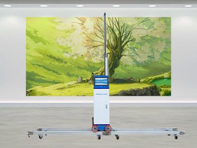 China Single Printing Head 9600DPI High Definition Oil Paints Wall Mural Printer Machinery for sale