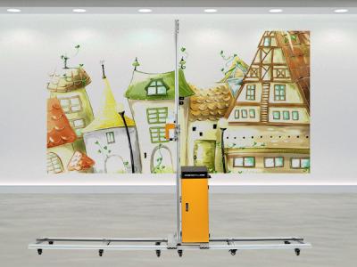 China Alta resolución de la máquina ULTRAVIOLETA 64m3/H de la impresora de la pared de la tinta 3D de 4 colores para la teja de las paredes en venta