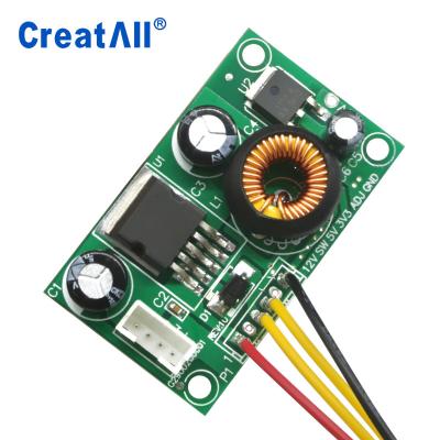 China CA-1233 12V to 5V to 3.3V LCD Power Supply Board Voltage Conversion Module with Wire DC-DC Step-Down Module for sale