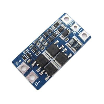 China 10A 8.4V 18650 2s Bms Board power supply module 46.7 * 23 * 3.15mm for sale