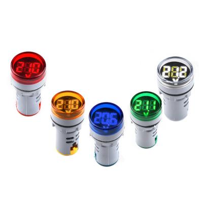 Китай 22mm Mini Digital Voltmeter DC 6-100V Voltage Meter Tester Indicator Pilot Lamp Light Display продается