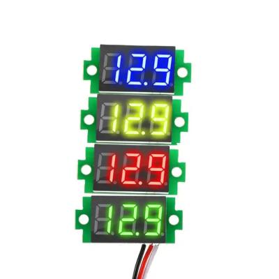 中国 DC 0-100V 0.36'' Digital Ammeter Voltmeter 3 Wire LED Display Panel 販売のため