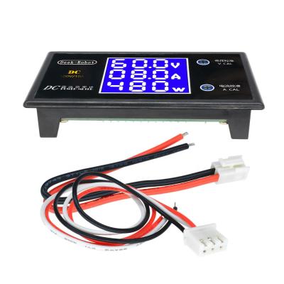 China LCD Digital Wattmeter Voltmeter Ammeter DC 0-100V 10A 1000W en venta