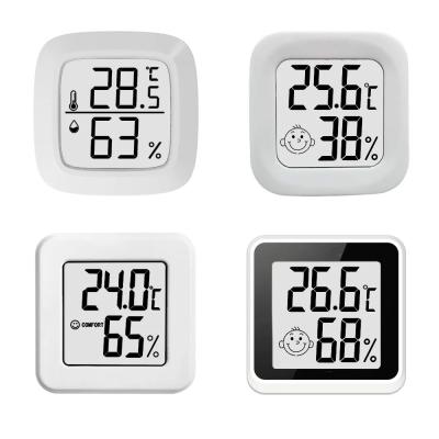 China ABS Digital Thermometer Controller Temperature Humidity Gauge 4.3*4.3*1.2cm for sale