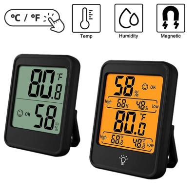 China LCD Room Temperature Humidity Meter 10% - 99%RH -4F-158F for sale