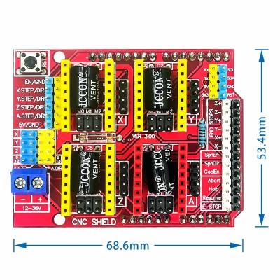 China A4988 Driver Board 3D Printer CNC Shield V3 Engraving Machine Expansion Board for sale