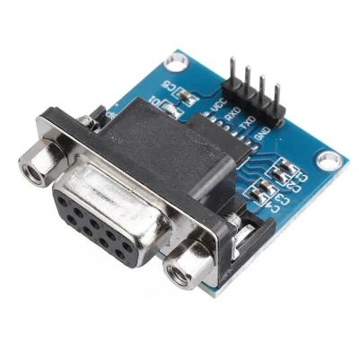 China 5.5V MAX3232 MAX232 Module RS232 To TTL Serial Port Converter DB9 Connector for sale