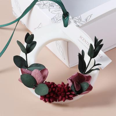 China Velas hechas a mano personalizadas de lujo Sachet de cera de aire fresco Bloque de cera de flores secas en venta
