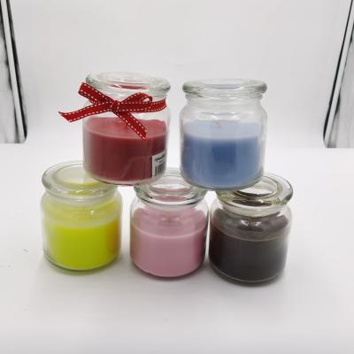 China Colorful Candy Aroma Scented Candles Soy Based Candles 12oz for sale