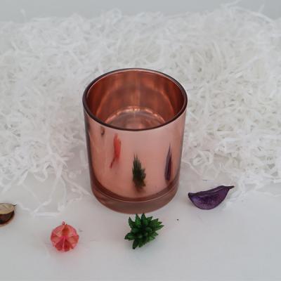China Customized Empty Glass Votive Candle Cups Tealight Candle Jars 8x9 for sale