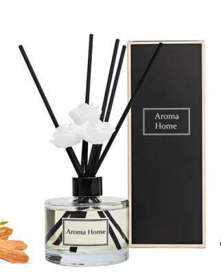 China Extra Large Organic Flower Aroma Reed Diffuser Citrus Verbena Diffuser 200ml for sale