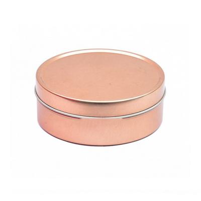 China Scented Soy Wax Aluminum metal Mini Tin Candles For Votive Tealight 3oz for sale