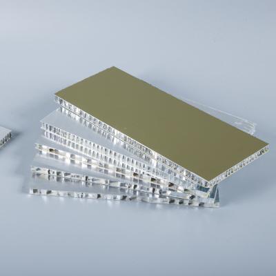 China 15mm 25mm 10mm Pvdf Aluminum Honeycomb Panels For Aerospace à venda