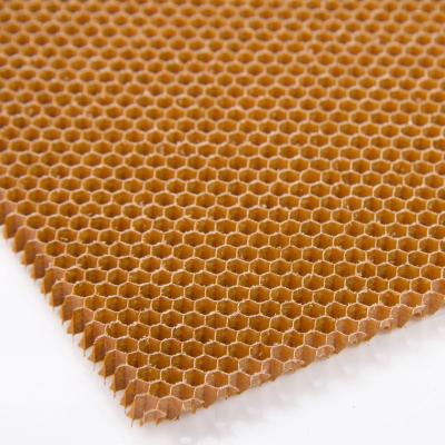 China Lightweight Aramid Paper Honeycomb Core Hexagonal Honeycomb Hole Cell Size 3.2mm for sale