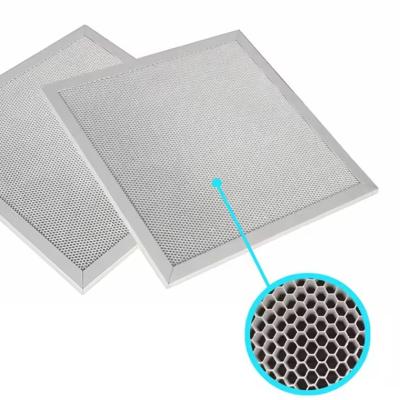 China 500x500mm Aluminum Honeycomb Filter Photocatalyst Filter Core For Smell Remover for sale