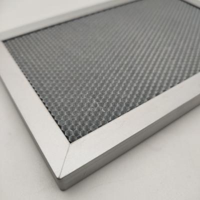 中国 Thickness 80mm Aluminum Honeycomb Filter Honeycomb Core Photocatalyst Filter 販売のため