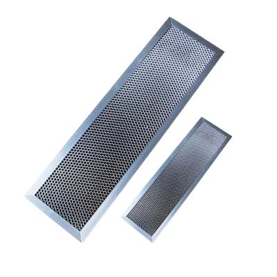 China Size 800x800mm High Efficiency Aluminum Honeycomb Filter Honeycomb Photocatalyst Filter for sale