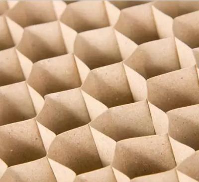 China Brown Kraft Paper Honeycomb Core 20mm Cell Size OEM ODM for sale