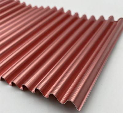 China Innengewölbte zusammengesetzte Aluminiumplatte, runzelte Aluminiumwände zu verkaufen