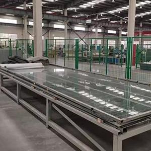 China Vacuum Hot Pressed Glass Platform Honeycomb Panel Making Machine for sale
