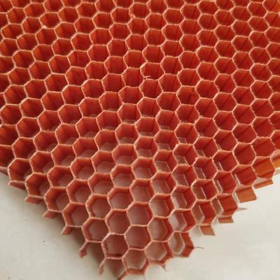 China Sound Insulation Aramid Honeycomb Core 400x400mm For Railway Transporation for sale