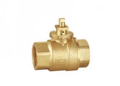 China Brass DN15 Hot Water Motorised Valve , Heating System Electric Ball Valve for sale