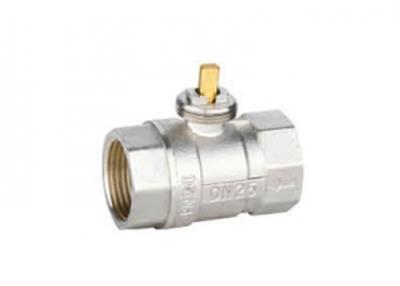 China 2 Way 1.6 Mpa Heating Motorised Valve NPT Connector With DC Step Motor for sale