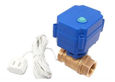 China DC5V Motorized Ball Valve Two Way Thread Port For Underfloor Heating for sale